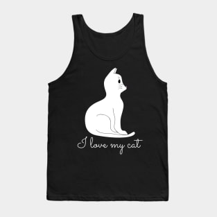 I love my cat Tank Top